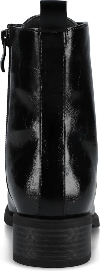 Journee Collection Women's Vienna Lace Up Stacked Heel Booties - Image 11