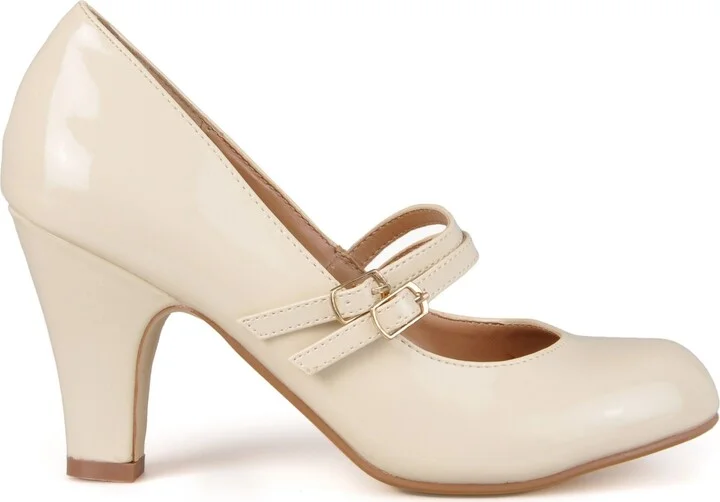 Journee Collection Women's Wendy Double Strap Heels - Image 5