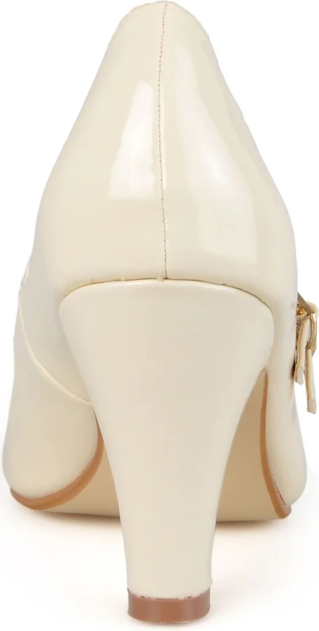 Journee Collection Women's Wendy Double Strap Heels - Image 6