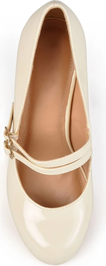 Journee Collection Women's Wendy Double Strap Heels - Image 7