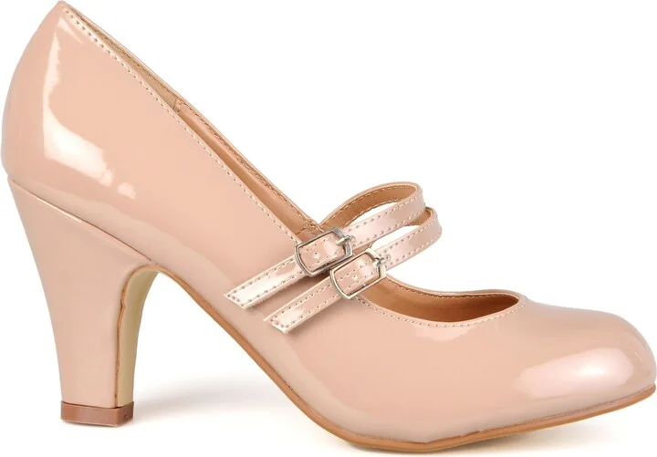 Journee Collection Women's Wendy Double Strap Heels - Image 9