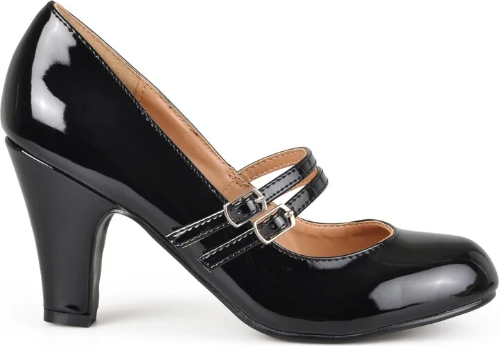 Journee Collection Women's Wendy Double Strap Heels