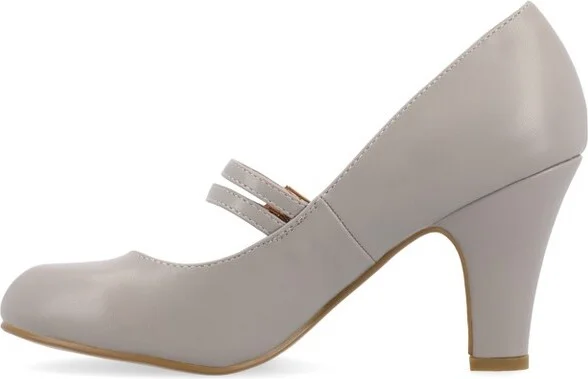 Journee Collection Women's Windy Medium and Wide Width Pumps Nude - Image 3