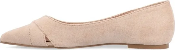 Journee Collection Women's Winslo Slip On Pointed Toe Ballet Flats Wine - Image 3
