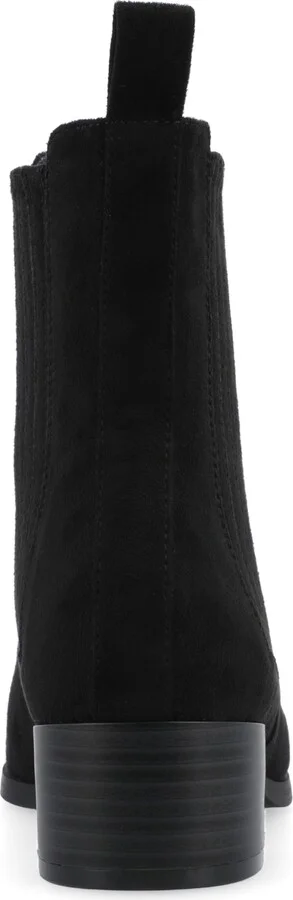 Journee Collection Women's Wrenley Block Heel Chelsea Booties - Image 11