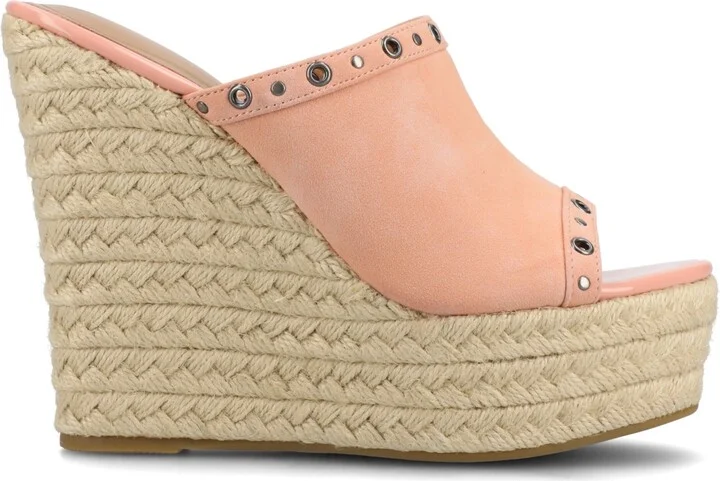 Journee Collection Women's Yari Platform Espadrille Wedge Sandals - Image 2