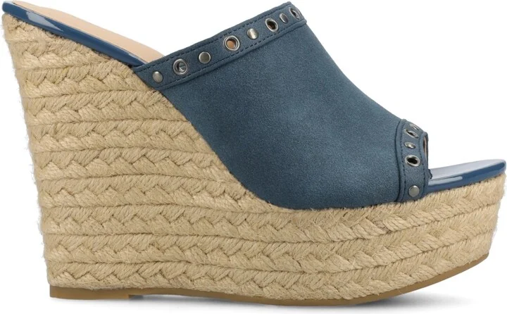 Journee Collection Women's Yari Platform Espadrille Wedge Sandals - Image 7