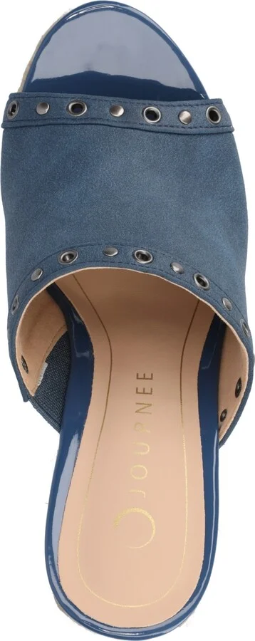 Journee Collection Women's Yari Platform Espadrille Wedge Sandals - Image 9