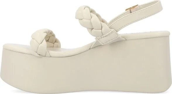 Journee Collection Women's Zannah Buckle Platform Sandals Rose - Image 3