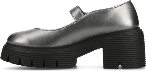 Journee Collection Women's Zarynn Mary Jane Treaded Outsole Platform Pumps, Pink - Image 5