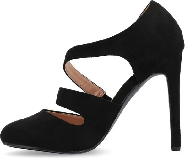 Journee Collection Women's Zeera Round Toe High Stiletto Pumps Pink - Image 3