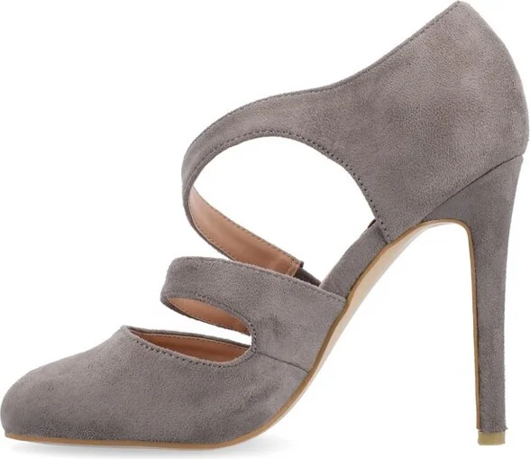 Journee Collection Women's Zeera Round Toe High Stiletto Pumps Pink - Image 5