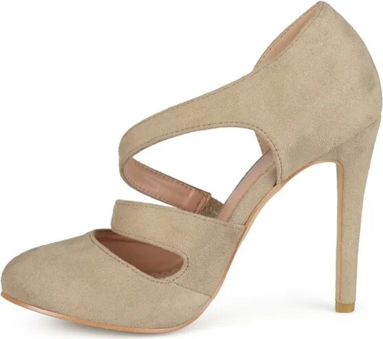 Journee Collection Women's Zeera Round Toe High Stiletto Pumps Pink - Image 11