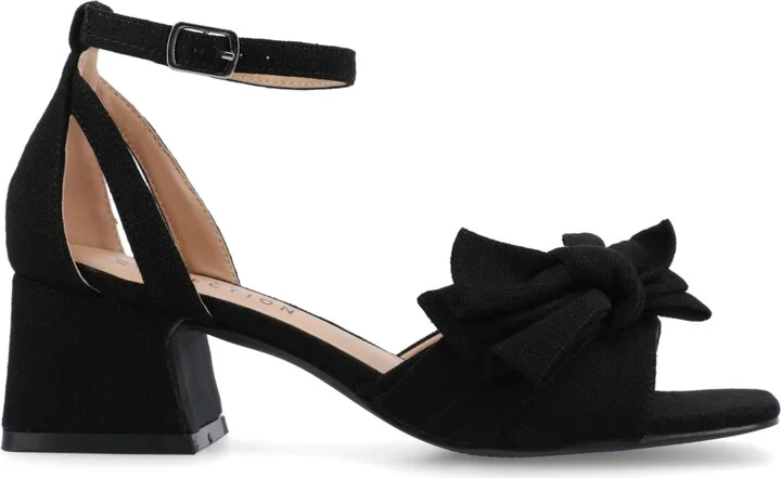 Journee Collection Women's Zevi Block Heel Dress Sandals - Image 7
