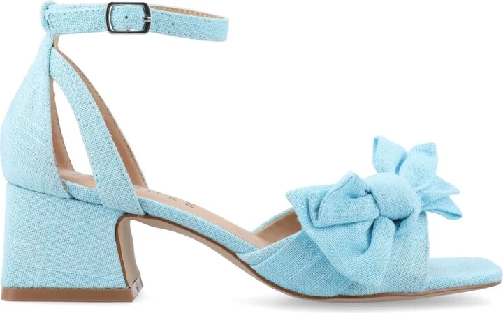 Journee Collection Women's Zevi Block Heel Dress Sandals - Image 11