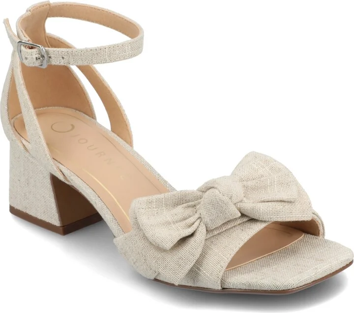 Journee Collection Women's Zevi Block Heel Dress Sandals