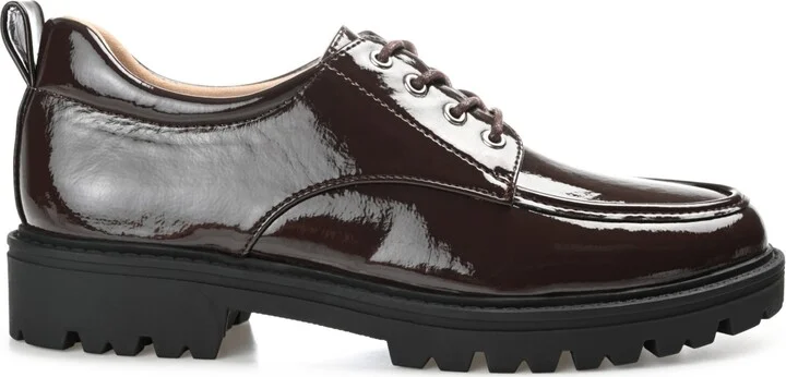 Journee Collection Women's Zina Lace Up Lug Sole Oxfords - Image 2
