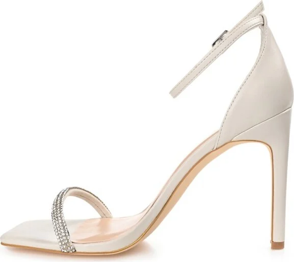 Journee Collection Women's Zoya Open Toe High Stiletto Pumps Mocha - Image 4