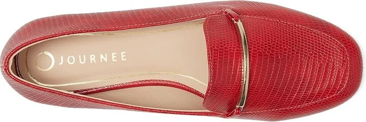 Journee Collection Wrenn Women's Flat Shoes Red : 8.5 M, Faux Leather/Synthetic - Image 2