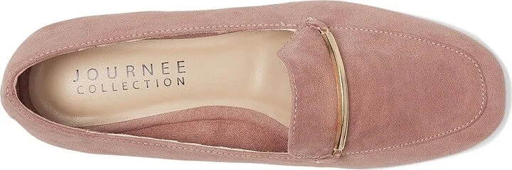Journee Collection Wrenn Women's Flat Shoes Rose : 8.5 M, Faux Leather/Synthetic - Image 2
