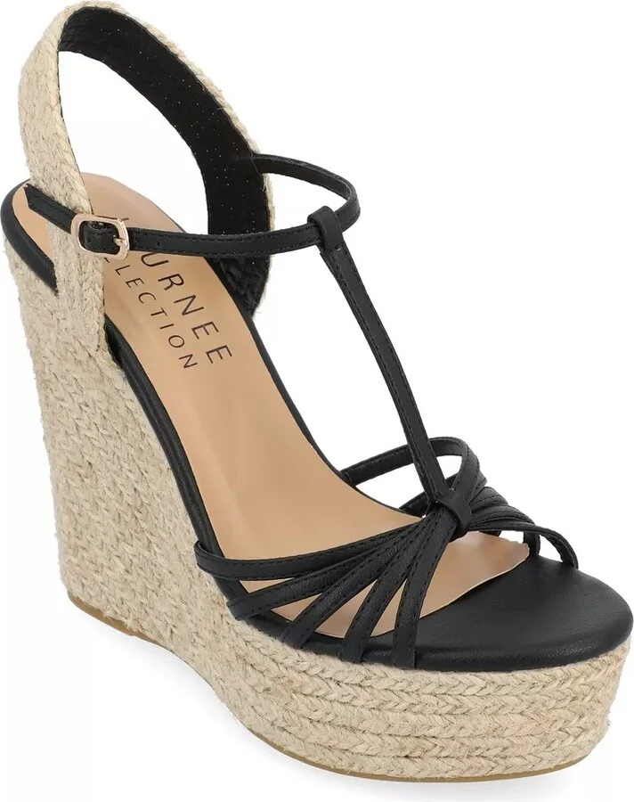 Journee Collection Yara Espadrille Wedge Sandal