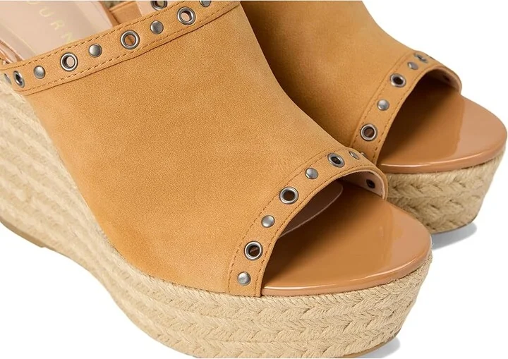 Journee Collection Yari Women's Wedge Shoes Cognac : 8 M, Synthetic - Image 7