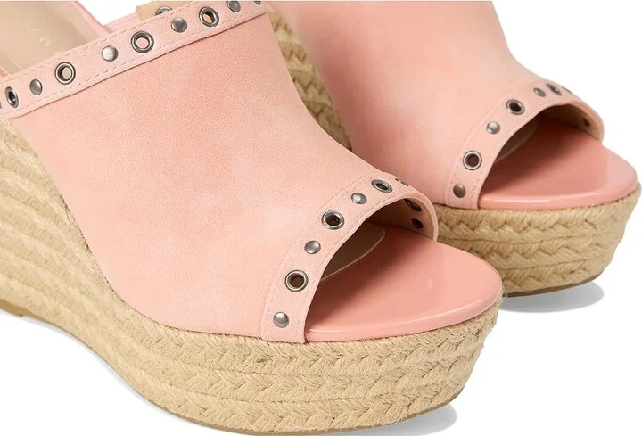 Journee Collection Yari Women's Wedge Shoes Pink : 7.5 M, Synthetic - Image 7
