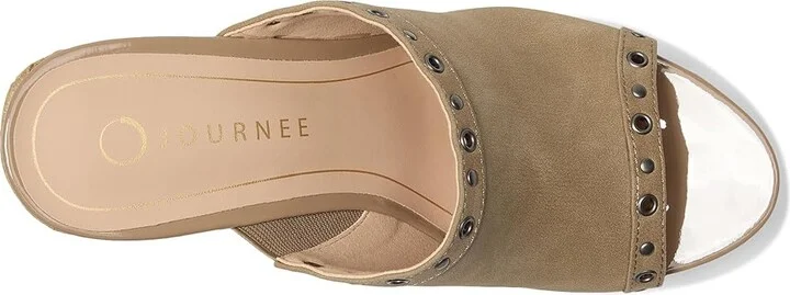 Journee Collection Yari Women's Wedge Shoes Taupe : 6.5 M, Synthetic - Image 2