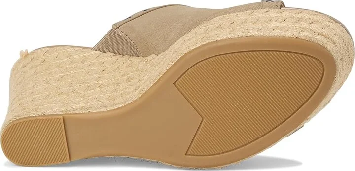 Journee Collection Yari Women's Wedge Shoes Taupe : 6.5 M, Synthetic - Image 3