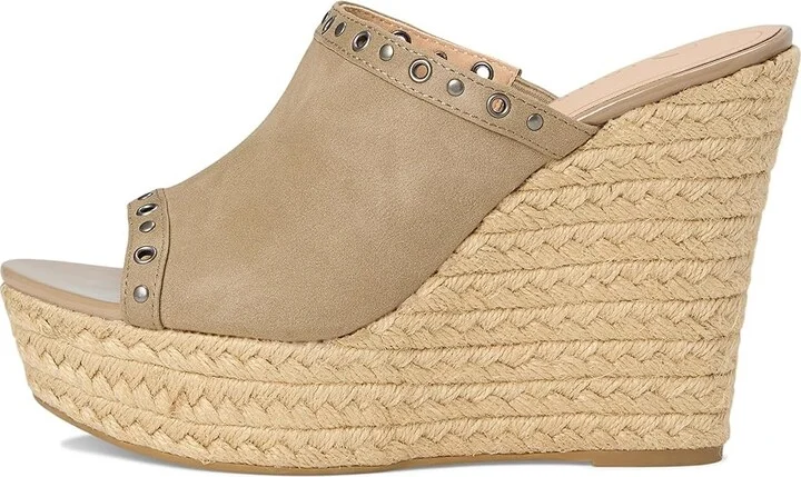 Journee Collection Yari Women's Wedge Shoes Taupe : 6.5 M, Synthetic - Image 6
