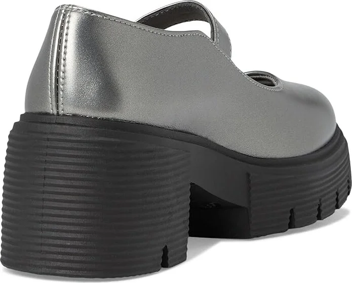 Journee Collection Zarynn Women's Flat Shoes Pewter : 7 M, Faux Leather - Image 4