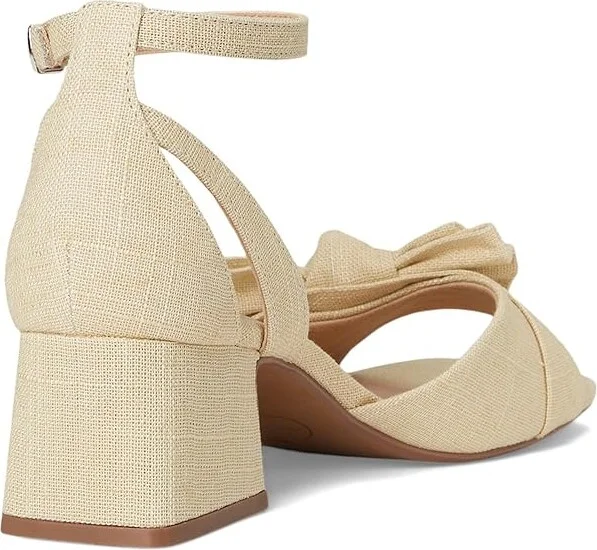 Journee Collection Zevi Women's Dress Sandals Beige : 9.5 M, Textile - Image 4