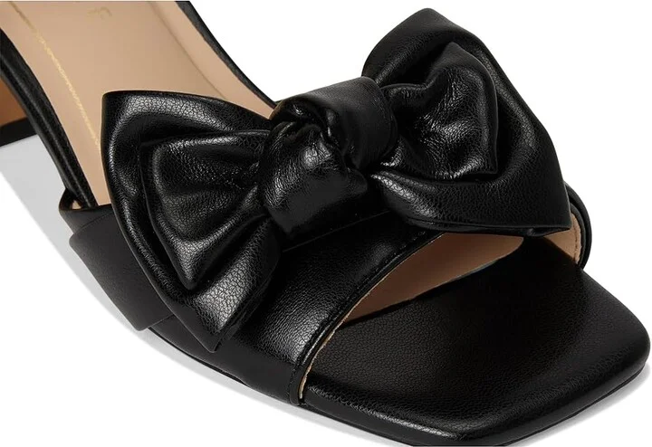 Journee Collection Zevi Women's Dress Sandals Black PU : 7 M, Textile - Image 7