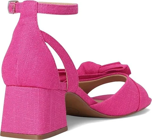 Journee Collection Zevi Women's Dress Sandals Hot Pink : 10 M, Textile - Image 4