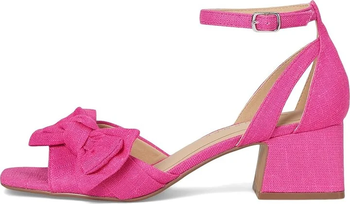 Journee Collection Zevi Women's Dress Sandals Hot Pink : 10 M, Textile - Image 6