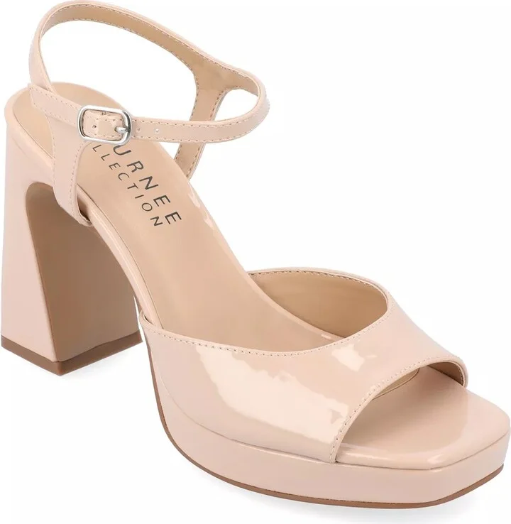 Journee Collection Ziarre Platform Sandal