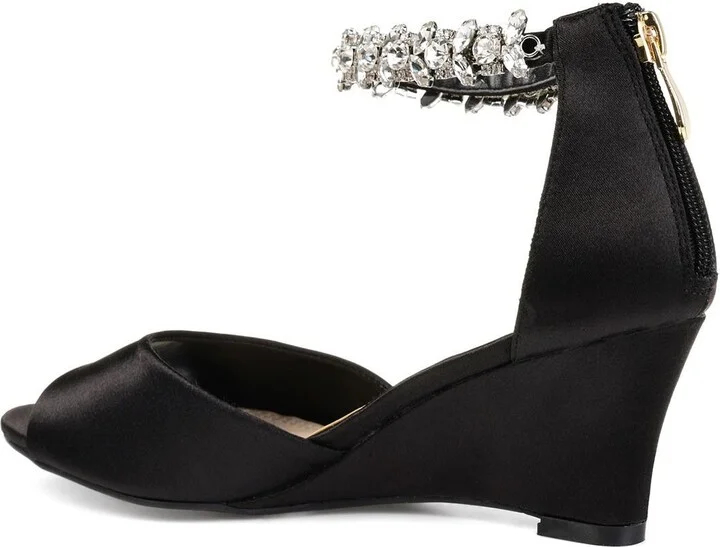 JOURNEE Connor Embellished Strap Wedge Sandal - Image 2