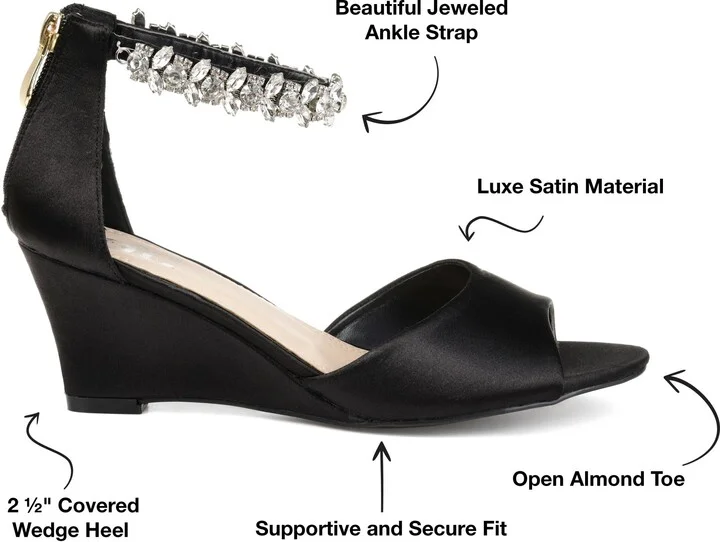 JOURNEE Connor Embellished Strap Wedge Sandal - Image 11