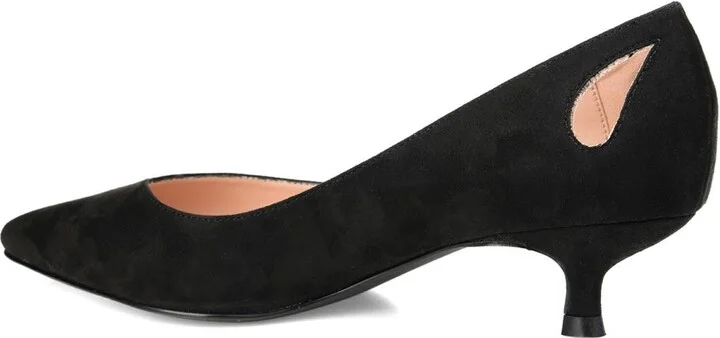 JOURNEE Goldie Kitten Heel Pump - Image 2