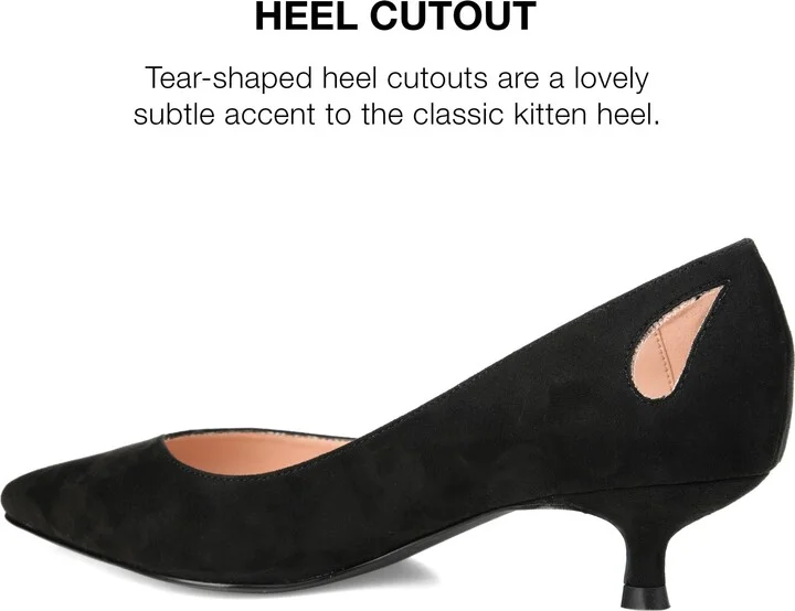 JOURNEE Goldie Kitten Heel Pump - Image 9