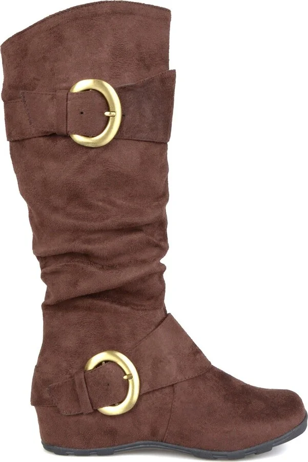 JOURNEE Jester Side Buckle Tall Boot
