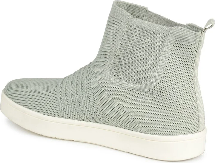 Journee Kody High Top Knit Slip-On Sneaker - Image 2
