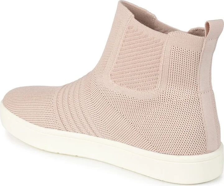 Journee Kody High Top Knit Slip-On Sneaker - Image 7