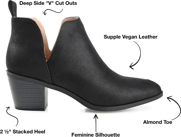 JOURNEE Lola Patterned Ankle Bootie - Image 9