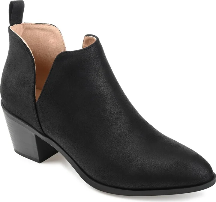JOURNEE Lola Patterned Ankle Bootie