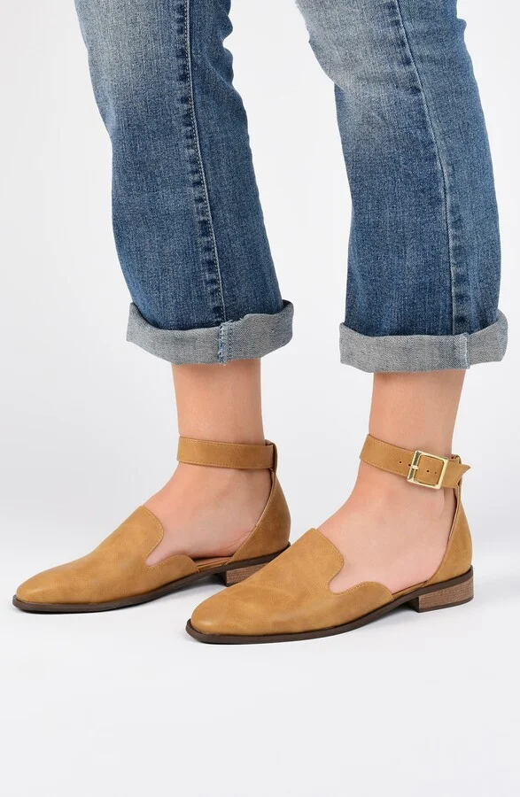 JOURNEE Loreta Ankle Buckle Flat - Image 8