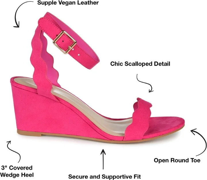 JOURNEE Loucia Wedge Sandal - Image 8