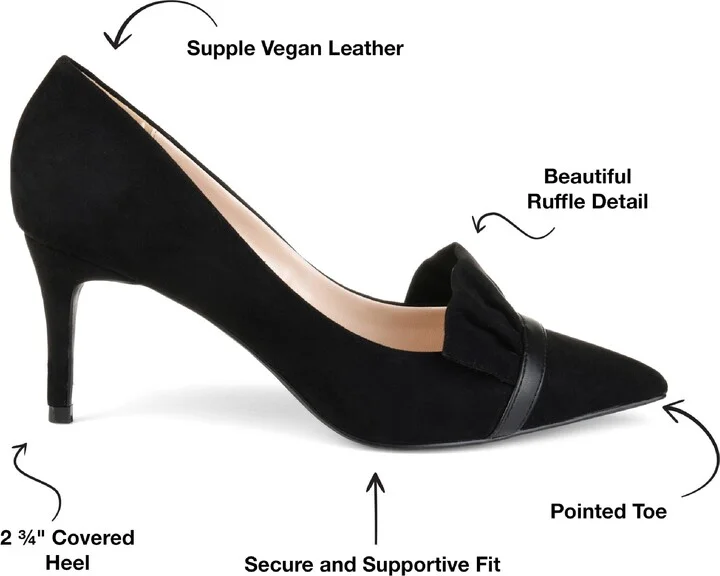 JOURNEE Marek Ruffle Pump - Image 8