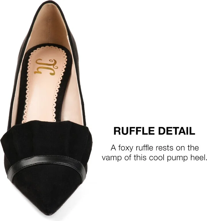JOURNEE Marek Ruffle Pump - Image 10