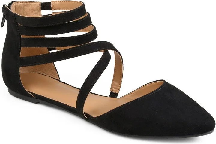 JOURNEE Marlee Ankle Strap Flat